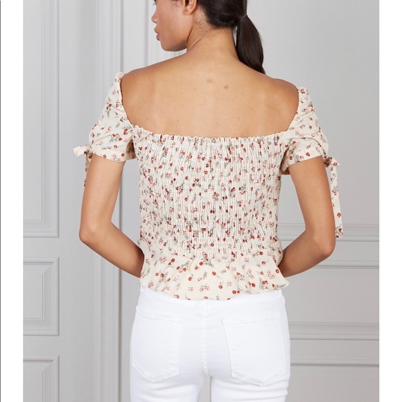 NWT $118 Senlis Renee Button Up Short Sleeve Top - Picture 4 of 9